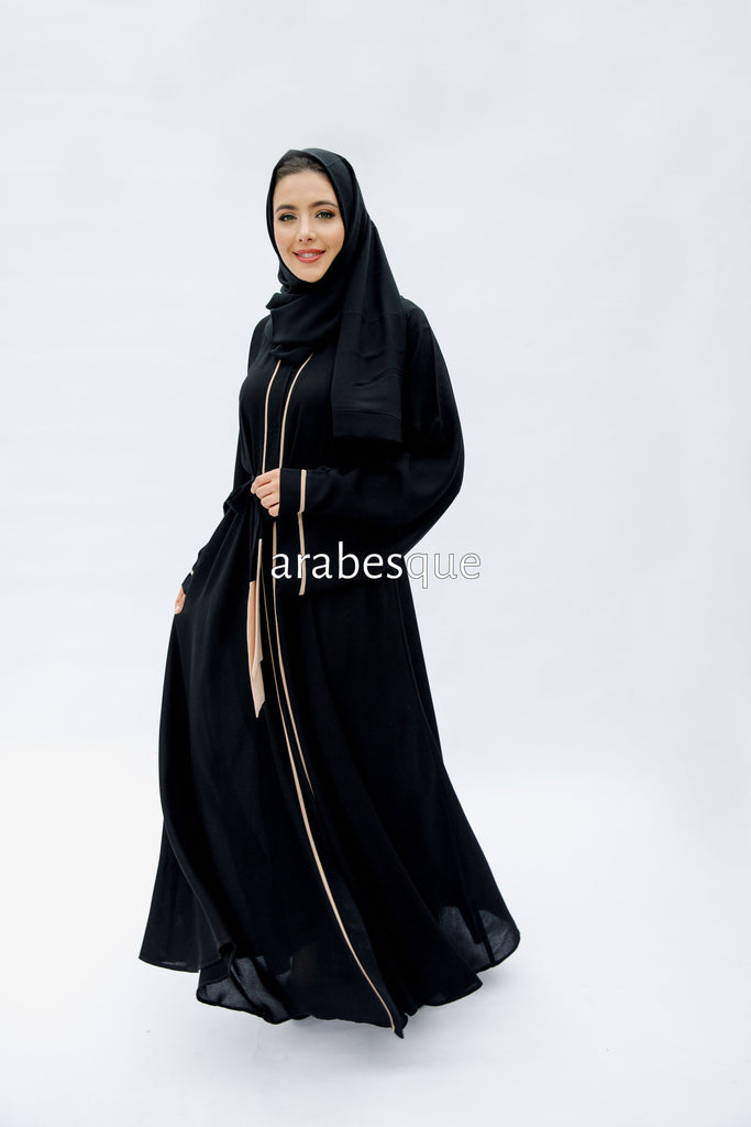 Plain Open Abaya