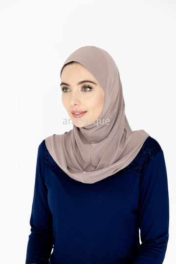 Amira Hijab Lycra in Mauve